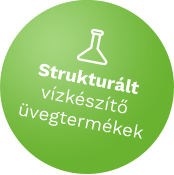 struktúrált vízkészítő üvegtermékek
